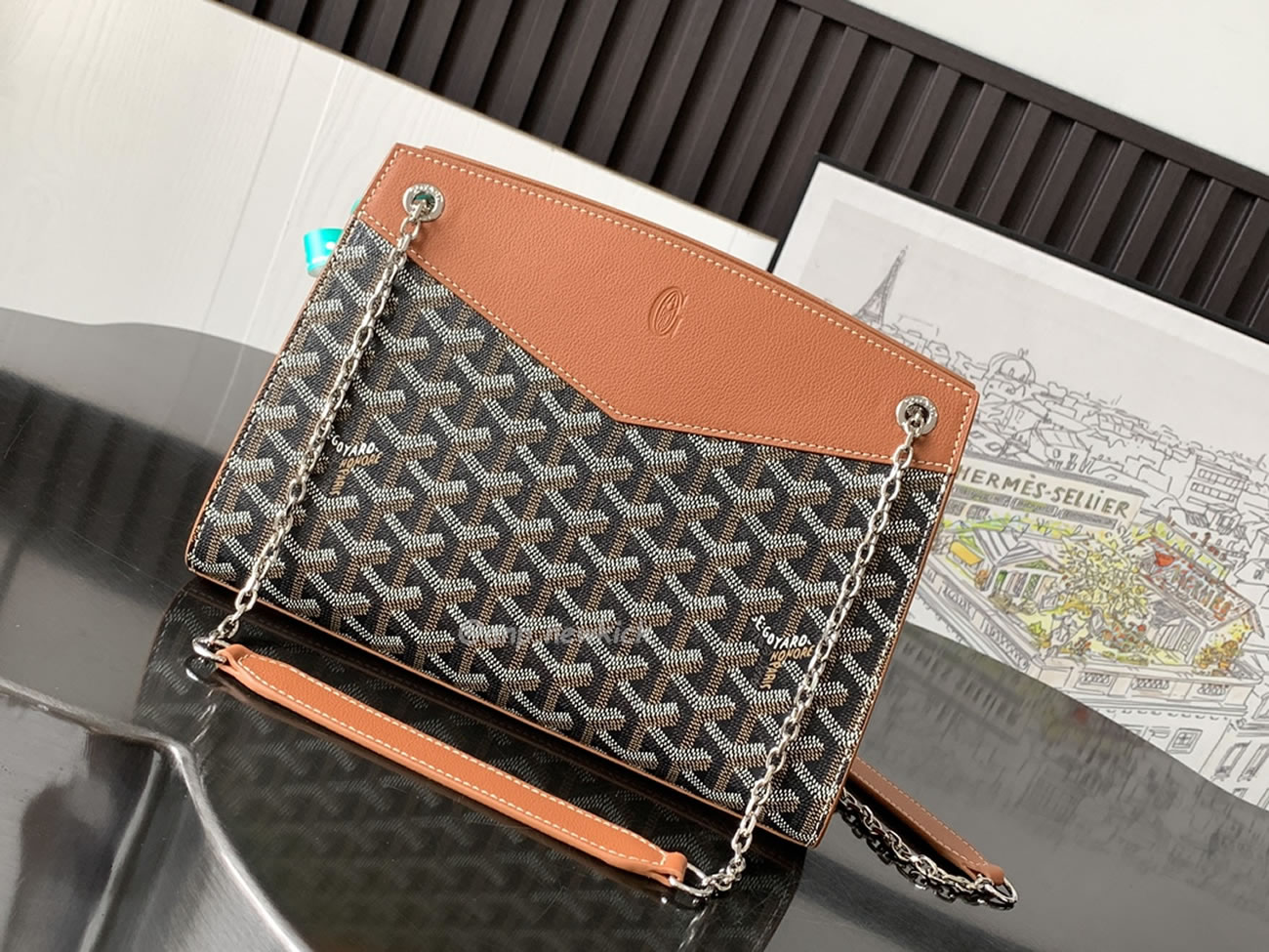 Goyard Rouette Small Hard Version 18 Cm X 9 Cm X 25.5 Cm (11) - newkick.app